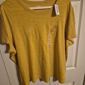 Old Navy Yellow Graphic T-Shirt